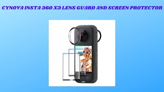 Cynova Insta360 X3 lens guard and screen protector [upl. by Regdor]