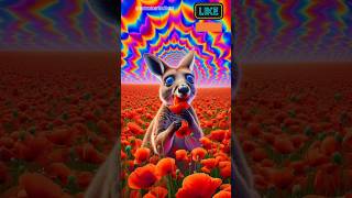 Trippy Wallaby animals facts education 💥🧠🗯⁉️ ♥️ [upl. by Ellegna]