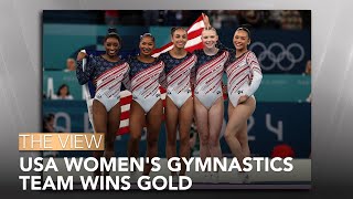 USA Womens Gymnastics Team Wins Gold  The View [upl. by Yvi]