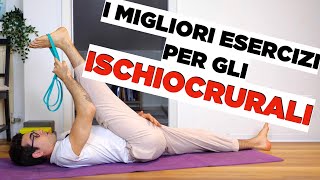 Migliori esercizi di stretching per i muscoli ISCHIOCRURALI [upl. by Noirda]