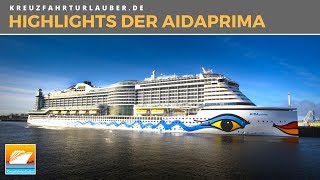 Die Highlights von AIDAprima im Rundgang AIDAperla [upl. by Kalfas]