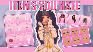 Only Wearing Items YOU HATE in DRESS TO IMPRESS ROBLOX [upl. by Laney]