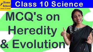 Heredity and Evolution Class 10 MCQs [upl. by Innad780]