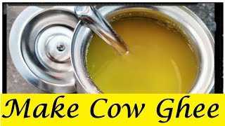 How to Make Desi Cow Ghee at Home  Make Ghee Easy Way at Home [upl. by Quirk]