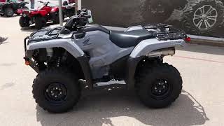 2022 Honda FourTrax Rancher 4x4 Automatic DCT IRS EPS GREY [upl. by Amlas]