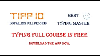 Typing Master software full course in freeTipp10installing full process step by step [upl. by Akins531]