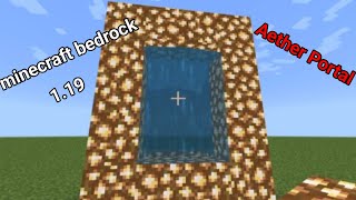 How To Make A Aether Portal Minecraft 119  Survival [upl. by Isbel]