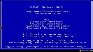 Star Saga One  Beyond the Boundary gameplay PC Game 1987 [upl. by Jerrome701]