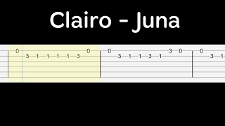 Clairo  Juna  Guitar Tab Tutorial [upl. by Melodie]