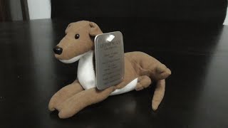 1997 STUFFINS K9 LICENSE GREYHOUND DOG PLUSH REVIEW [upl. by Vladamar376]