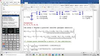 SISTEMA DE POTENCIA  MATRIZ DE ADMITANCIA  HP PRIME [upl. by Nor]