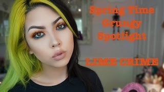 Spring Time Grunge  Lime Crime Venus 2 Palette [upl. by Ycal]