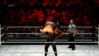 WWE 13  Big E Langston quotThe Big Endingquot Created Finisher [upl. by Auhs]