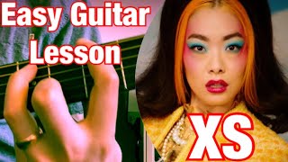 Rina Sawayama  XS  Guitar Lesson [upl. by Nyliram]