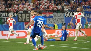 CROATIA 11 ITALY  Last Second Goal Shocks EURO 2024  Highlights amp Atmosphere [upl. by Oniuqa]