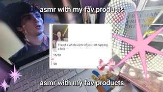 ASMR but its just me annoyingly taping my nails on things for 10 min♡ [upl. by Timothee]