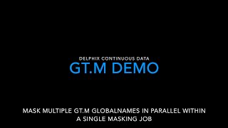 Delphix Demo  GTM Masking [upl. by Naesyar]