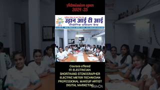 ITI Admission 202425 open Register today seats free courses available udaan admission jobs [upl. by Nabroc]