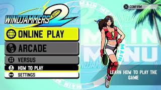 Windjammers 2  Controls Guide How to Play [upl. by Ennayehc]