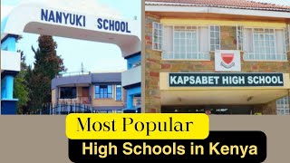 Most Popular High Schools in Kenya [upl. by Atikim]