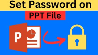 How to Set Password or Lock Power Point Files PPT Files [upl. by Ehcram818]