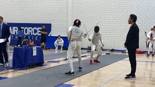 Pool 1  US Air Force Academy  Div II Mens Foil [upl. by Reggy]