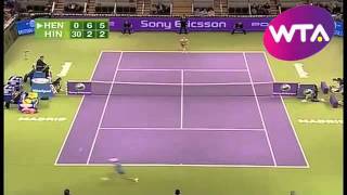 Martina Hingis v Justine Henin  2006 WTA Championships RR [upl. by Hayott]