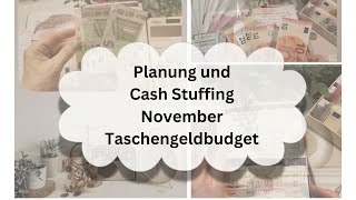 Planung und Cash Stuffing Taschengeldbudget umschlagmethode cashstuffing [upl. by Nadiya292]