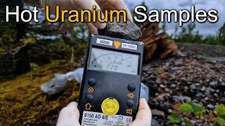 Hot Uranium Samples Short Video Clip [upl. by February]