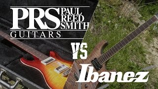 Prs vs Ibanez  an honest comparison [upl. by Hallie]