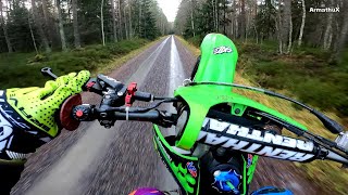 Kawasaki KX250F 4Stroke  Power Wheelie Adventure II GoPro [upl. by Frederigo]