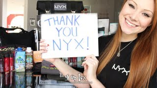 NYX FINAL UNBOXING VIDEO HUGE NYX ULTA B [upl. by Aidaas]