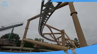 Paultons Park  Flight of the Pterosaur  Onride 4K POV [upl. by Goetz760]