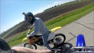 30YearOld 125cc Dirt Bike Shootout RM vs CR vs KX vs YZ [upl. by Imled]