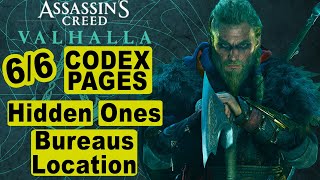 All Magas Codex Pages Hidden Ones Bureau Locations  Assassins Creed Valhalla [upl. by Rednasela]