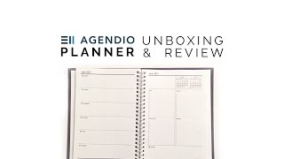 agendio planner unboxing  review 💜 [upl. by Alexandra]