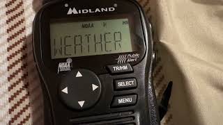 NOAA weather radio weather conditions across the region at 8 PM [upl. by Abraham386]