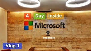 A Day In MICROSOFT Bangalore Office  Vlog1  Sameer Kumar [upl. by Chelsea]