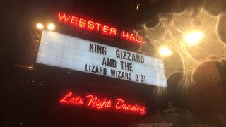 King Gizzard And The Lizard Wizard 033117 Webster Hall NYC [upl. by Freddi]