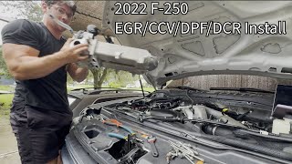 2022 F250 Tune and Delete DCRCCV Instal [upl. by Sire]