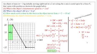 WorkKinetic Energy Theorem6 [upl. by Kcirnek]