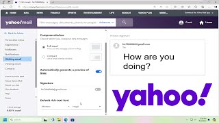 How to Change Font Size in Yahoo Mail Guide [upl. by Aisatsan]