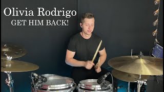 Olivia Rodrigo  get him back  DRUM COVER Attila Telek [upl. by Wilmar]