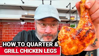 How To Quarter amp Grill Chicken Legs On A Weber  Ace Hardware [upl. by Kingsley]