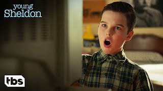 Sheldon Virtually Argues About Physics with an Online Bully Clip  Young Sheldon  TBS [upl. by O'Neill]