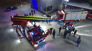 Ankunft NEUE Drehleiter  Feuerwehr Mainburg [upl. by Harod63]