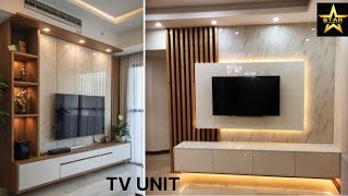 modern TV unit designs top 60  latest tv unit designs tv wall cabinet interior [upl. by Sion]