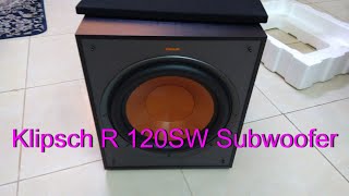 Klipsch R 120SW Subwoofer [upl. by Eimme]