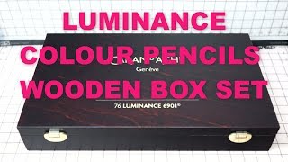 Luminance Coloured Pencils Wooden Box Set [upl. by Anoj974]