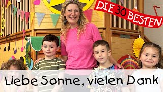 👩🏼 Liebe Sonne vielen Dank  Singen Tanzen und Bewegen  Kinderlieder [upl. by Schlessel]